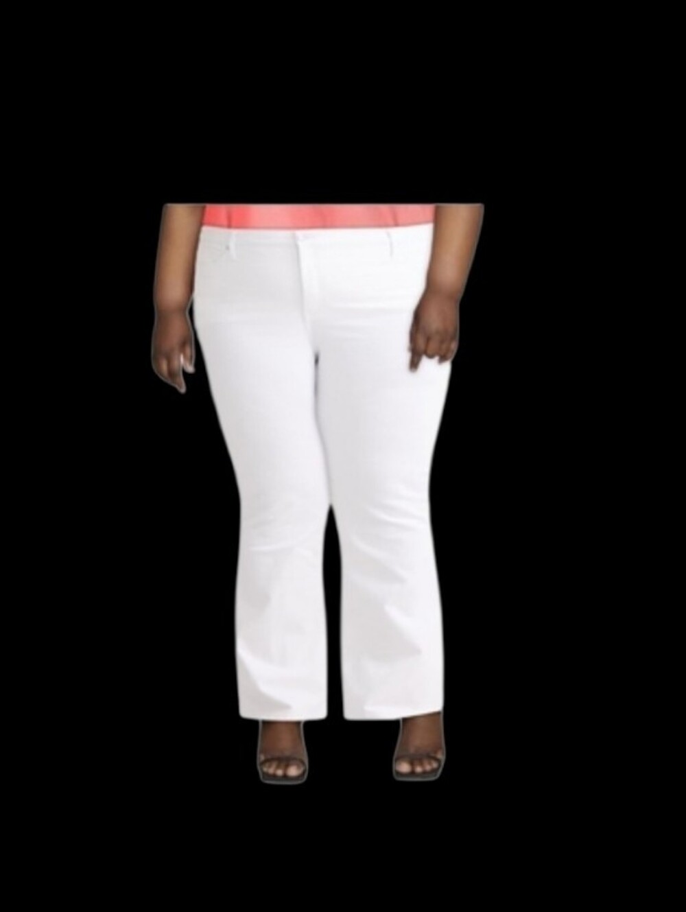 Terra & Sky White Bootcut Stretch Jeans Sizes 22W, 20W, 24W NWT
